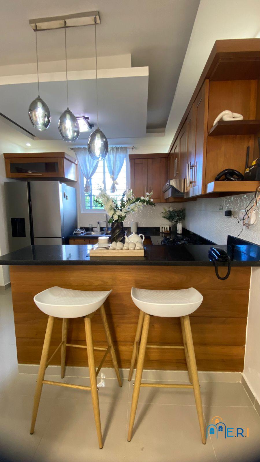 Apartamento amueblado de venta en zona exclusiva en los Llanos de Gurabo